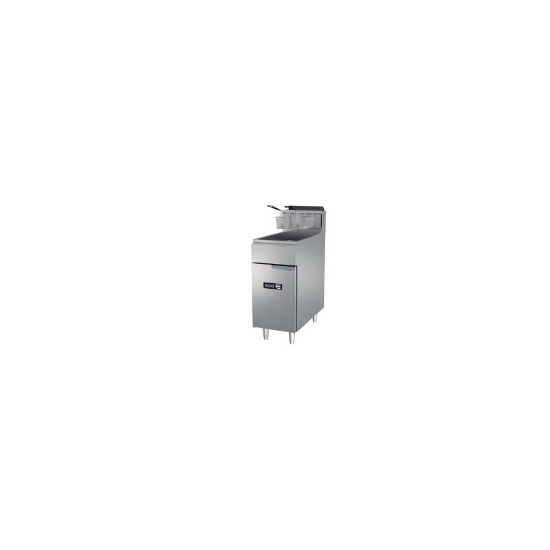 ASBER AEF-50-S Freidora a Gas de 24 Lts. 3 Quem. 2 Canastillas